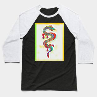 Chinese Dragon 9 Baseball T-Shirt